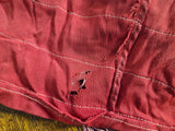 Red Fringe Short Sleeve Jacket <br> (B-34.5" W-30")