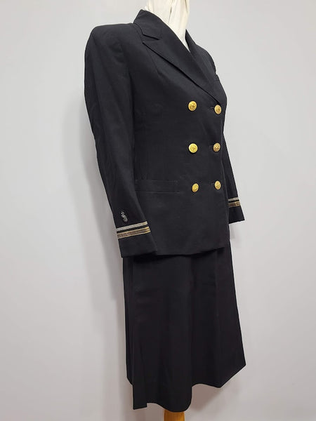 NNC Navy Nurse Corps Uniform Jacket and Skirt 1943 <br> (B-36" W-28" H-38")