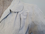 US Navy WAVES Seersucker Working Uniform Dress <br> (B-35" W-23" H-32")
