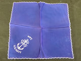 Lot of 4 USN Navy Wife Hankies