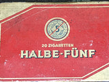 Original 20 Cigarette Tin Halbe-Fünf