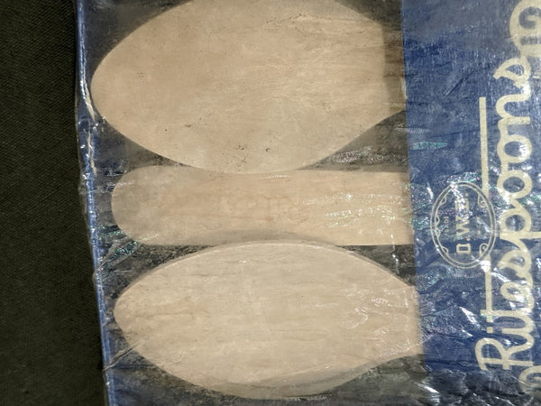 1940s Wood Picnic Spoons