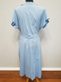 Pale Blue Zipper Front Dress <br> (B-45" W-39" H-49")