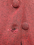 Red Button Down Dress <br> (B-35" W-25.5" H-34")