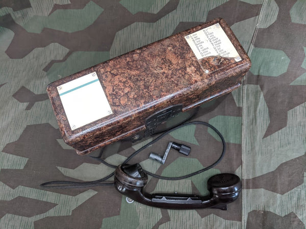 Deutsche Reichsbahn FF33 Field Telephone WORKING