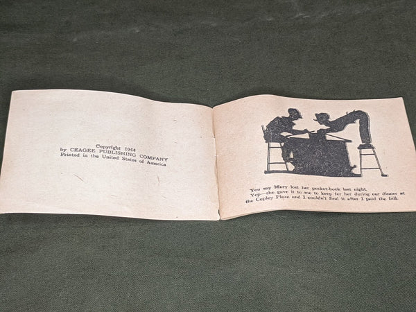 1944 "Smiles to Cure the Blues" Joke Booklet