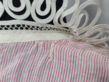 Pink and White Striped Dress (as-is) <br> (B-37" W-27.5" H-37")