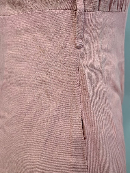 Pink Button Down Dress <br> (B-33" W-26" H-31")
