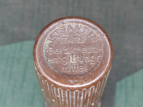 Losantin Gelbkreuz Entgiftungsmittel Bakelite Container