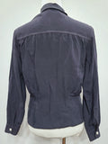 WAVES Navy Blue Blouse <br> (B-39" W-33")