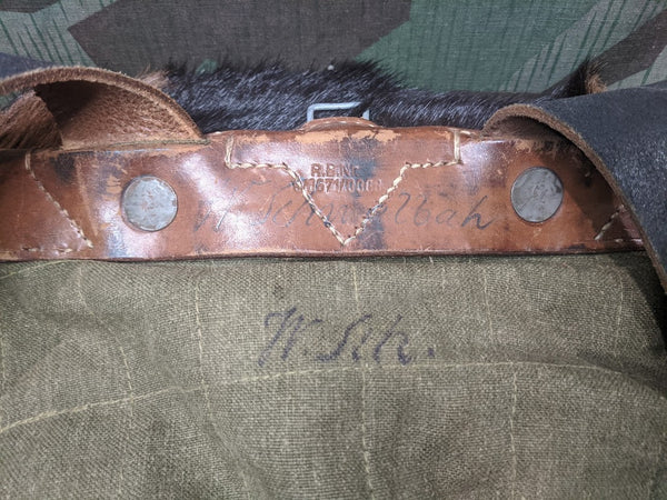 Rb number Tornister Affe with Straps Named