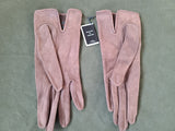 French Suede Calfskin Gloves with Original Tags (Size 6 1/2)