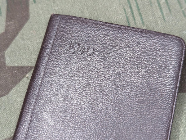 Sonne Brikett 1940 NSDAP Pocket Calendar (with Other Helpful Info)