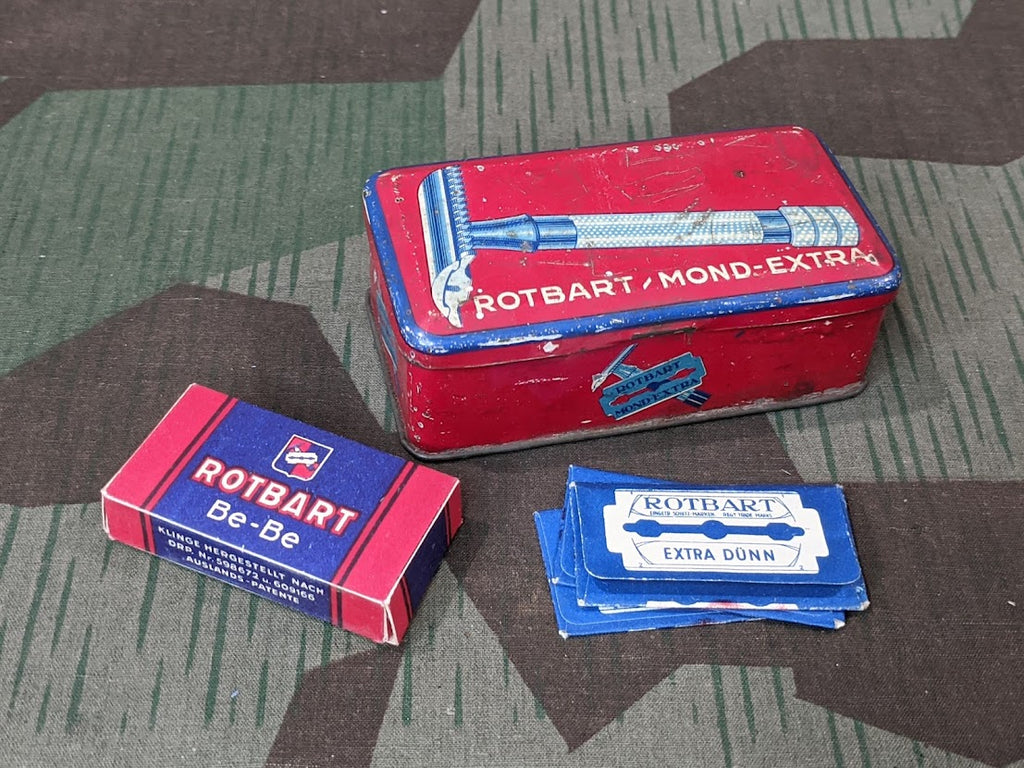 Rotbart Mond-Extra Razor Tin and Blades