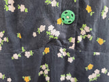 Plus Size Flower Print Dress <br> (B-53" W-46" H-54")