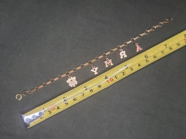 Army Letter Bracelet