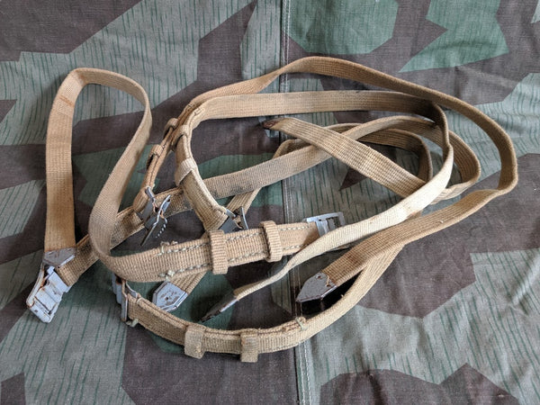 Old Repro WWII German Web Tornister Straps