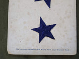 Sweetheart Flag and Star Patches on Card