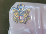 Early Plastic Army Eagle Sweetheart Compact
