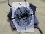 Black Purse with Clear Lucite Clasp