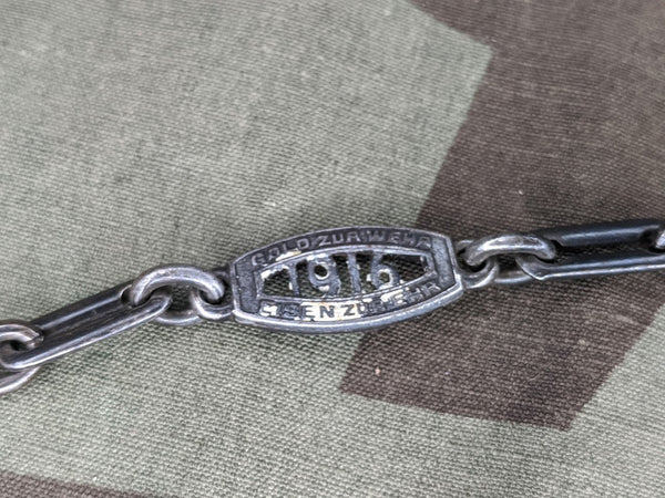 1916 German Iron Times Watch Fob