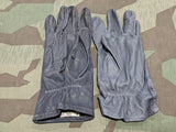 Gray German Leather Gloves Size 9