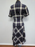 Plaid Outfit: Blouse and Skirt <br> (B-35" W-24" H-36")