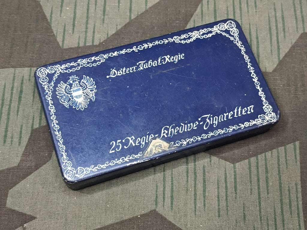 austrian cigarettes Austrian Regie-Khedive Cigarette Tin austrian cigarettes Austrian Regie-Khedive Cigarette Tin