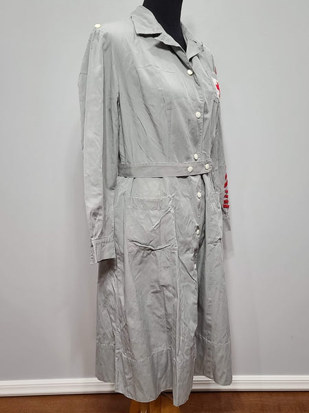 Red Cross Gray Lady Uniform Dress <br> (B-41" W-32" H-38")