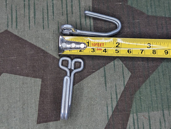 Repro Aluminum Tunic Belt Hooks (Sold Individually)