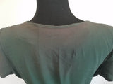 Green Rayon Bead Dress with Fading (B-45" W-34" H-43")