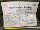 Bicycle Shop Advertising Map Chemnitz