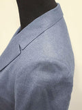Cornflower Blue Skirt Suit <br> (B-35" W-26" H-39")