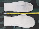 German Size 2 White Mittens
