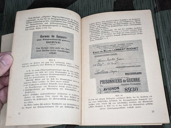 Kriegsgefangene Wehrmacht Book For Handling Prisoners