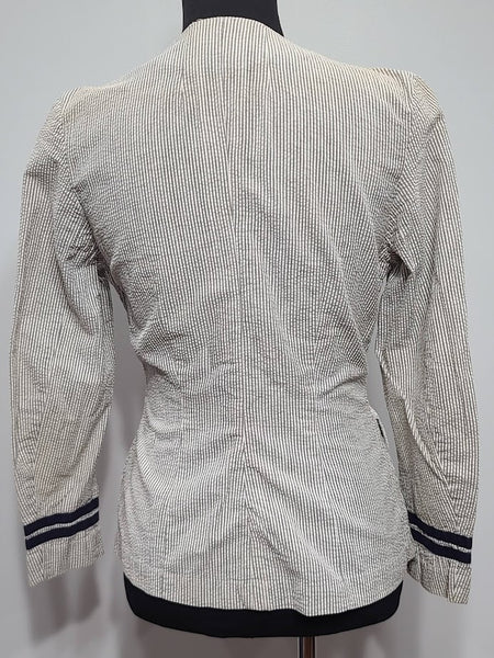 WAVES Officer's Seersucker Jacket <br> (B-36" W-28.5")
