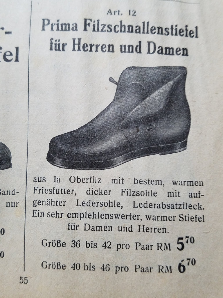 Period German Winter Shoes