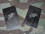 German Notebook with 1937/1938 Calendar