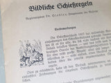 Artillery Shooting Rules Book Bildliche Schiessregeln