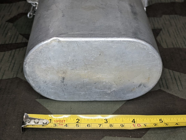Oval German Food Container Aluminum