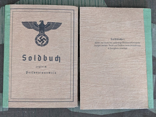 NEW Wehrmacht Soldbuch