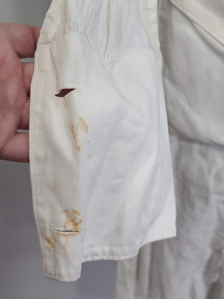 NNC Navy Nurse White Indoor Uniform Dress (Named) <br> (B-34" W-25.5" H-32.5")