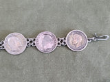 England 1944 Coin Bracelet Dortha from Slip