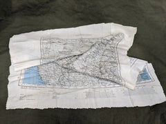 Original Silk Map of China