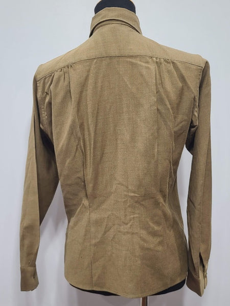 Women's OD Wool Blouse (Officer's?) <br> (B-39" W-34.5")