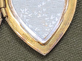 Army Eagle Etched Sweetheart Locket Sterling