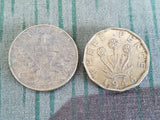 Lot of 5 Pre-war and Wartime Coins from Various European Countries