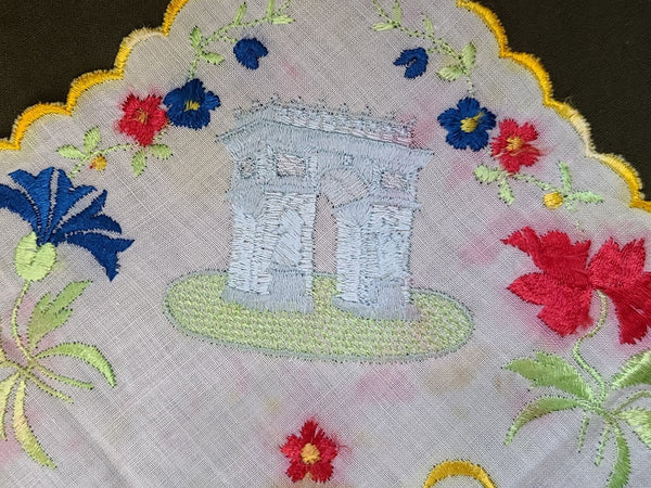 Souvenir de Paris Hankie