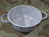 German Helmet made into a Strainer