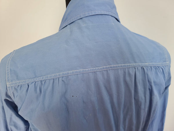 WAVES Reserve Blue Blouse (as-is) <br> (B-34" W-29")